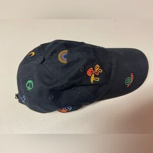Empyre Roots Embroidered Black Strapback Hat